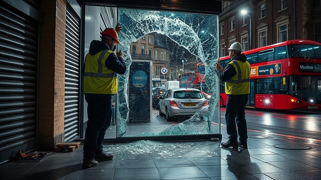 Emergency Shop Front Repair Harlesden