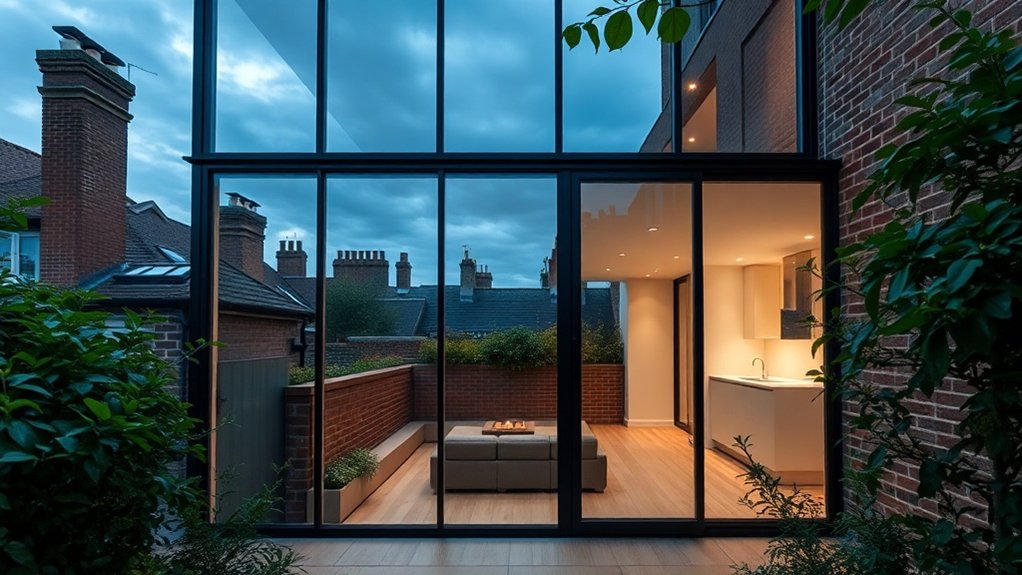 Glass Extension Walls Harlesden