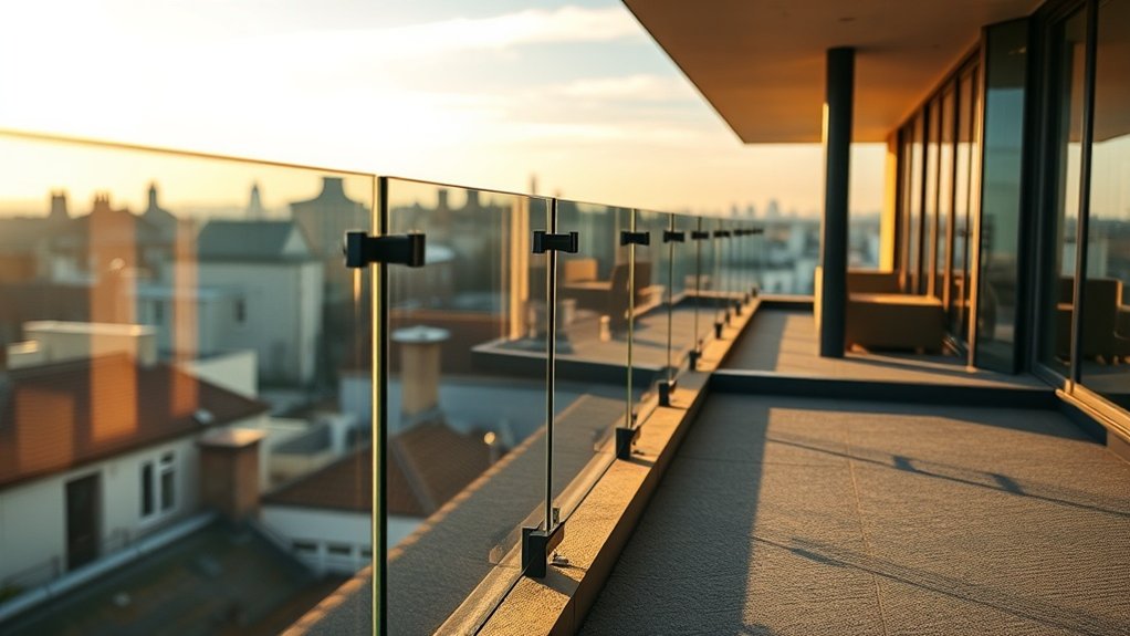 Terrace Glass Balustrades Harlesden